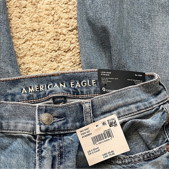 NWT American Eagle Outfitters Low Rise Ex Boyfriend Jeans - Picture 5 of 5